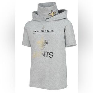 NWT New Orleans Saints Kids Hoodie short sleeve T-Shirt